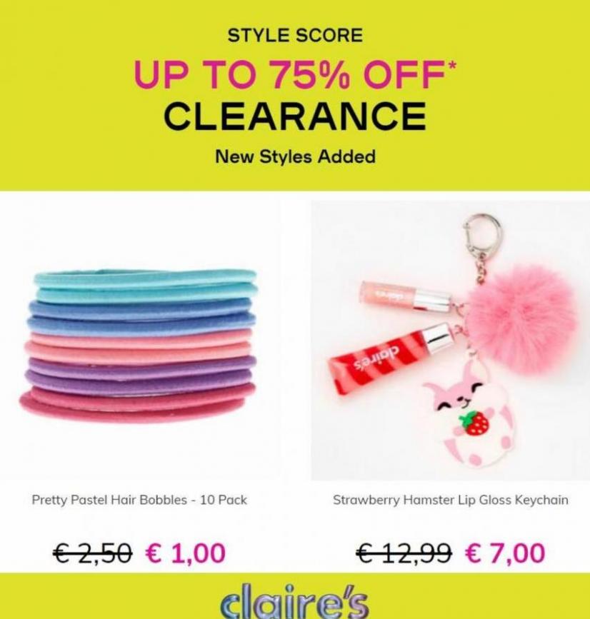 Clearance Up to 75% Off*. Page 7