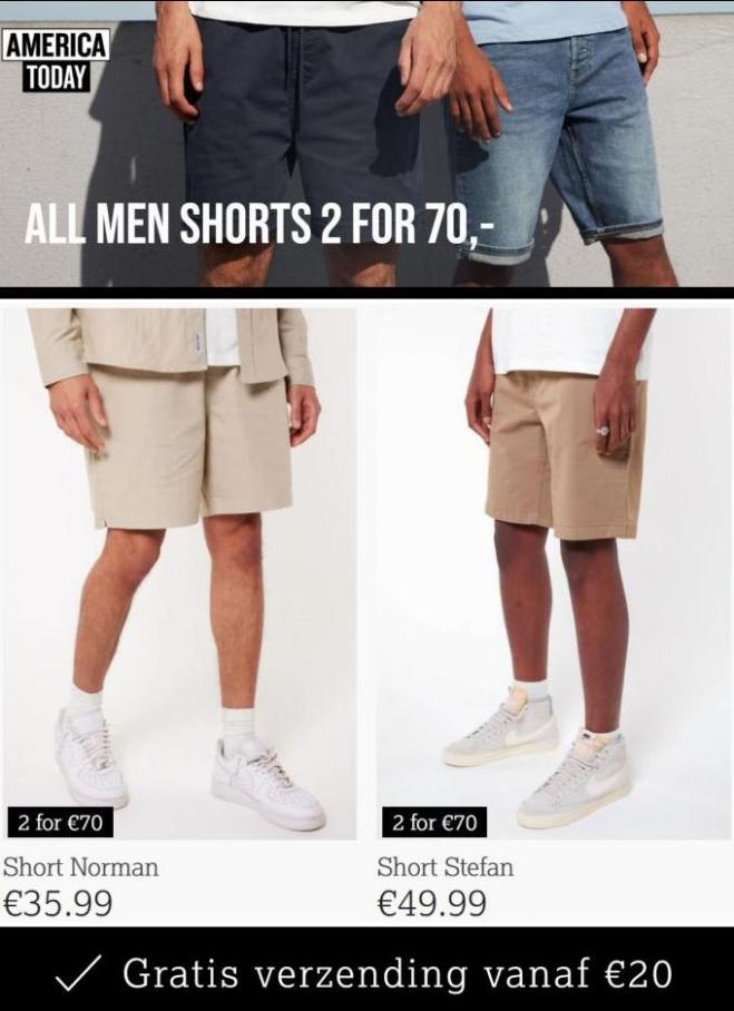 All men Shorts 2 for 70,-. Page 2