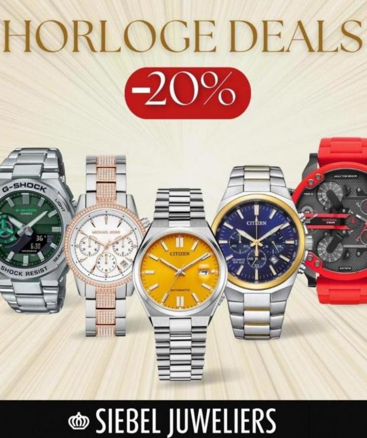 Horloge Deals -20%. Siebel juwelier. Week 24 (2023-06-25-2023-06-25)