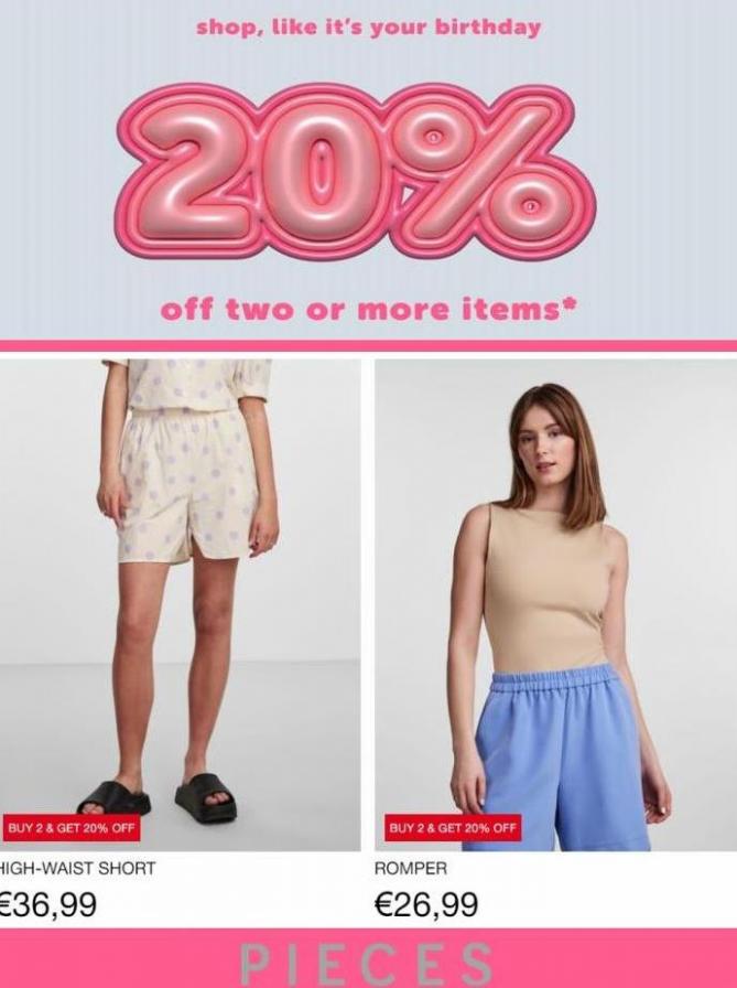 20% Off Two or More Items*. Page 3