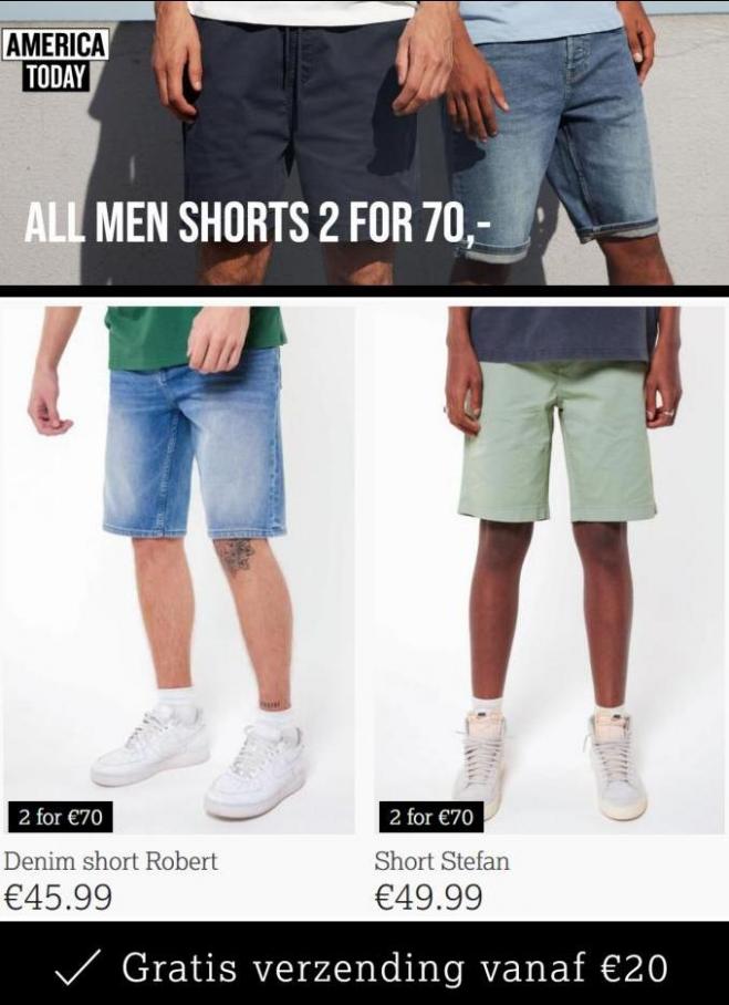 All men Shorts 2 for 70,-. Page 7