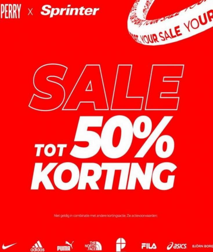 Sale Tot 50% Korting. Perry Sport. Week 24 (2023-06-25-2023-06-25)