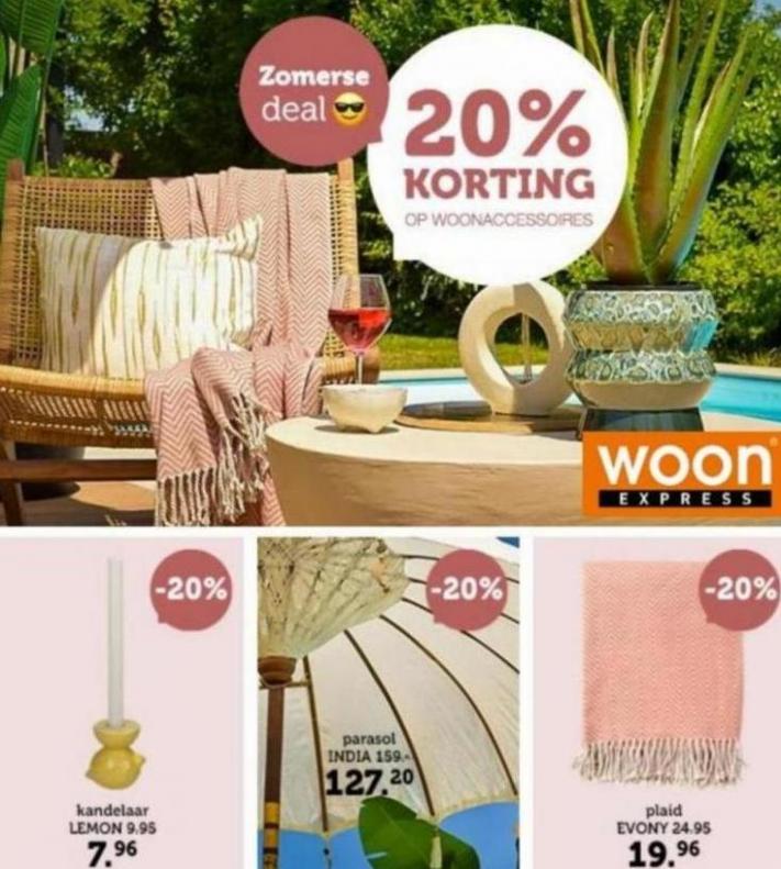 Zomerse Deals Tot 20% Korting*. Woonexpress. Week 26 (2023-07-05-2023-07-05)