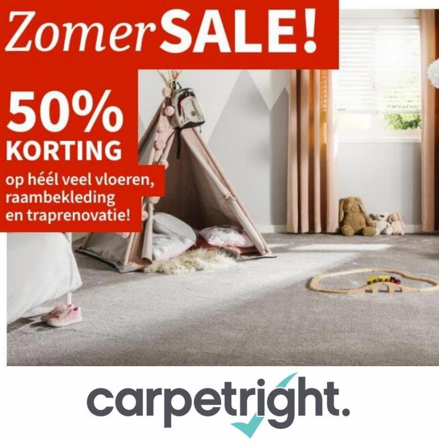 Zomer Sale! 50% Korting*. Carpetright. Week 27 (2023-07-11-2023-07-11)