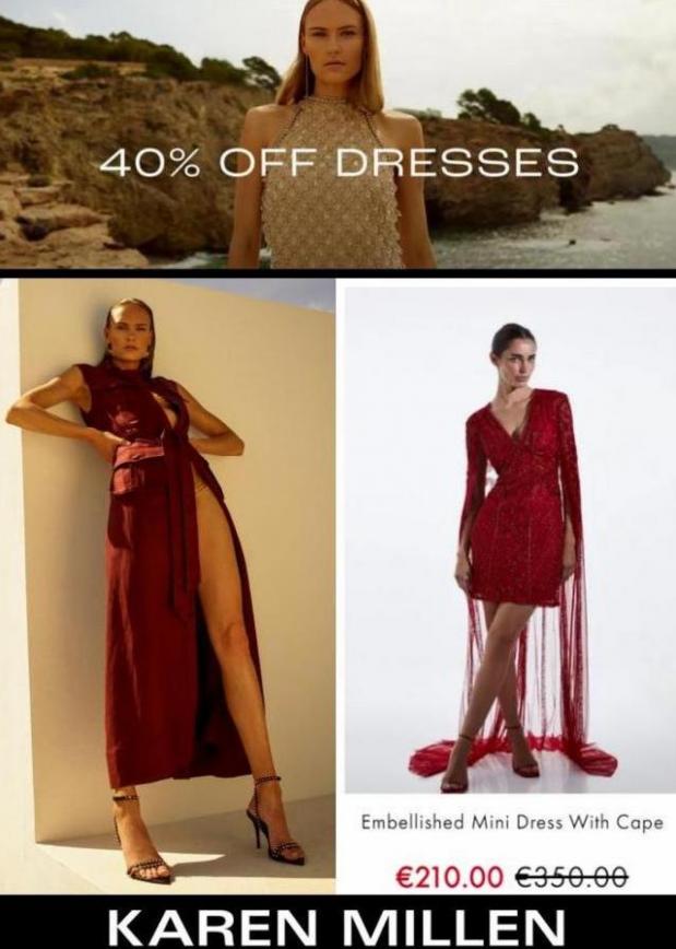 40% Off Dresses. Karen Millen. Week 28 (2023-07-21-2023-07-21)