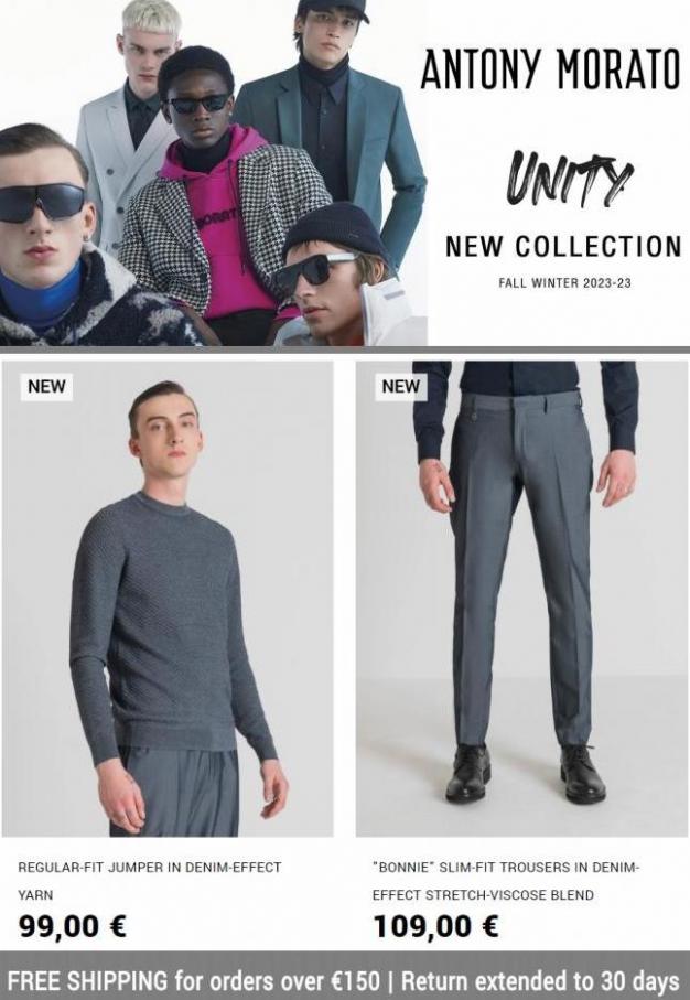 Unity New Collection Fall Winter 2023. Page 2