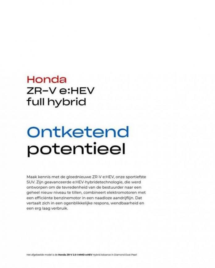 Honda ZR-V e:HEV — Brochure. Page 2
