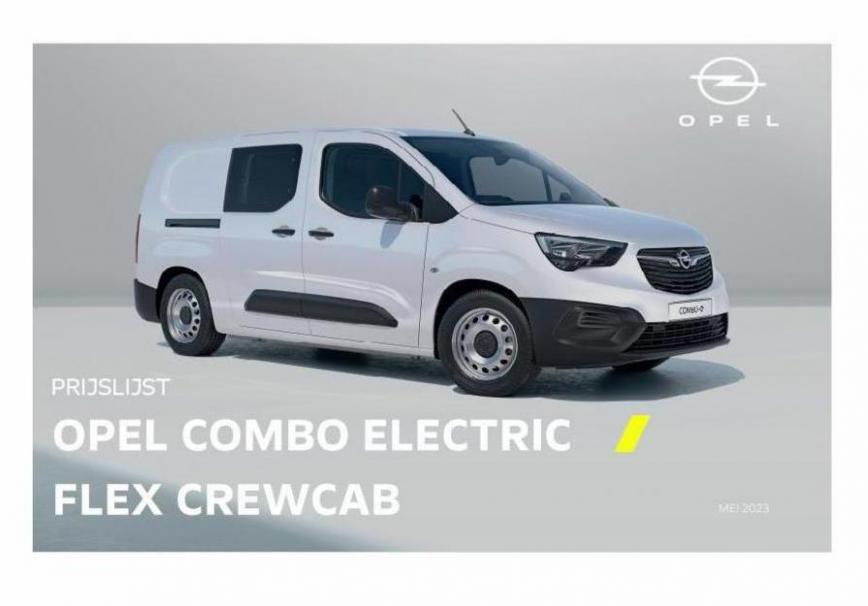 Prijslijst Opel Combo Electric / Flex Crewcab. Opel. Week 29 (2023-09-30-2023-09-30)