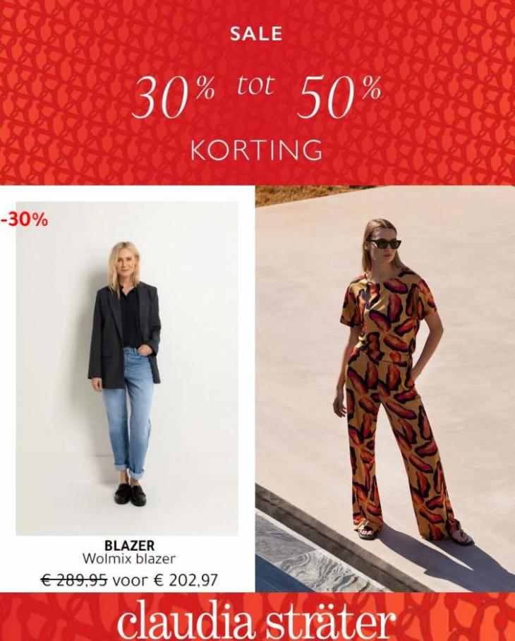 Sale 30% Tot 50% Korting. Claudia Sträter. Week 26 (2023-07-04-2023-07-04)