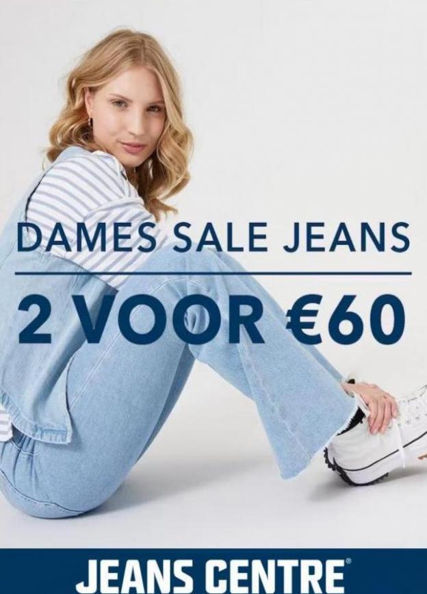 Dames Sale Jeans 2 voor €60. Jeans Centre. Week 30 (2023-08-03-2023-08-03)