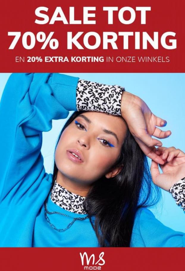 Sale Tot 70% Korting en 20% Extra Korting*. MS Mode. Week 30 (2023-08-09-2023-08-09)