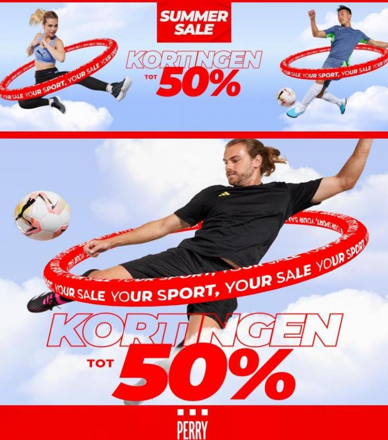 Summer Sale Kortingen Tot 50%. Perry Sport. Week 27 (2023-07-10-2023-07-10)