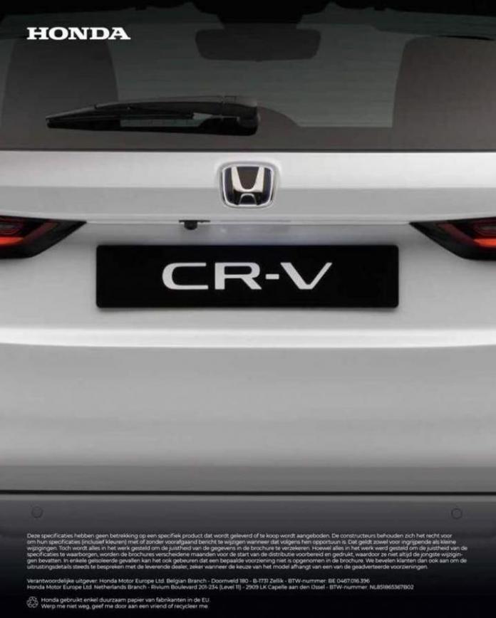 Honda CR-V e:HEV & e:PHEV — Brochure. Page 14