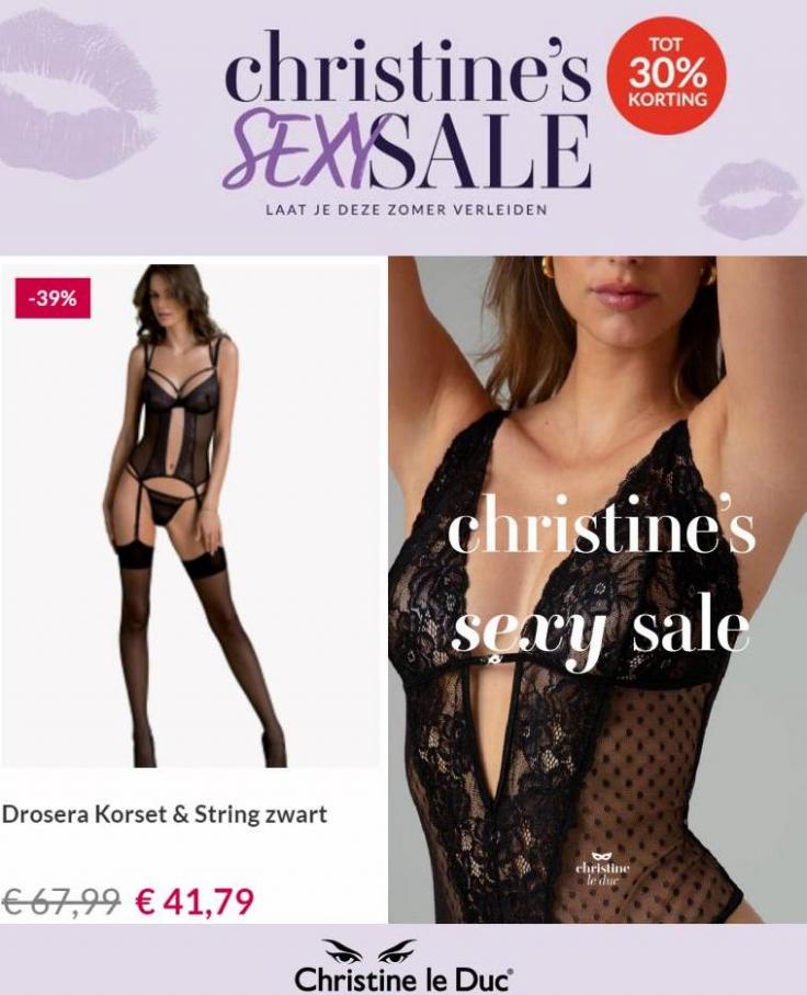 Sexy Sale Tot 30% Korting. Christine le Duc. Week 26 (2023-07-05-2023-07-05)