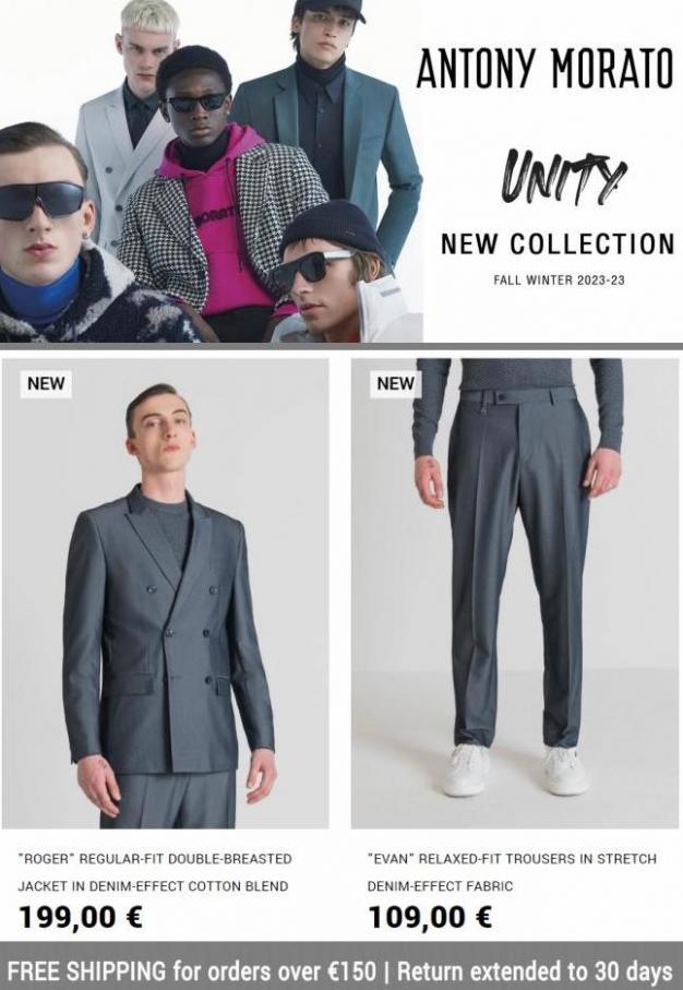 Unity New Collection Fall Winter 2023. Page 3