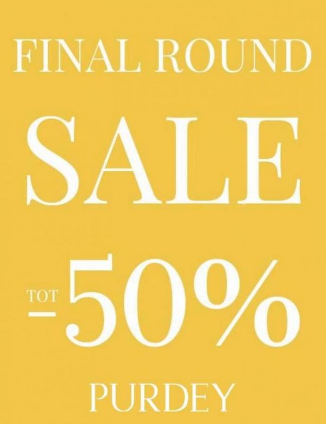 Final Round Sale Tot -50%. Purdey. Week 30 (2023-08-07-2023-08-07)