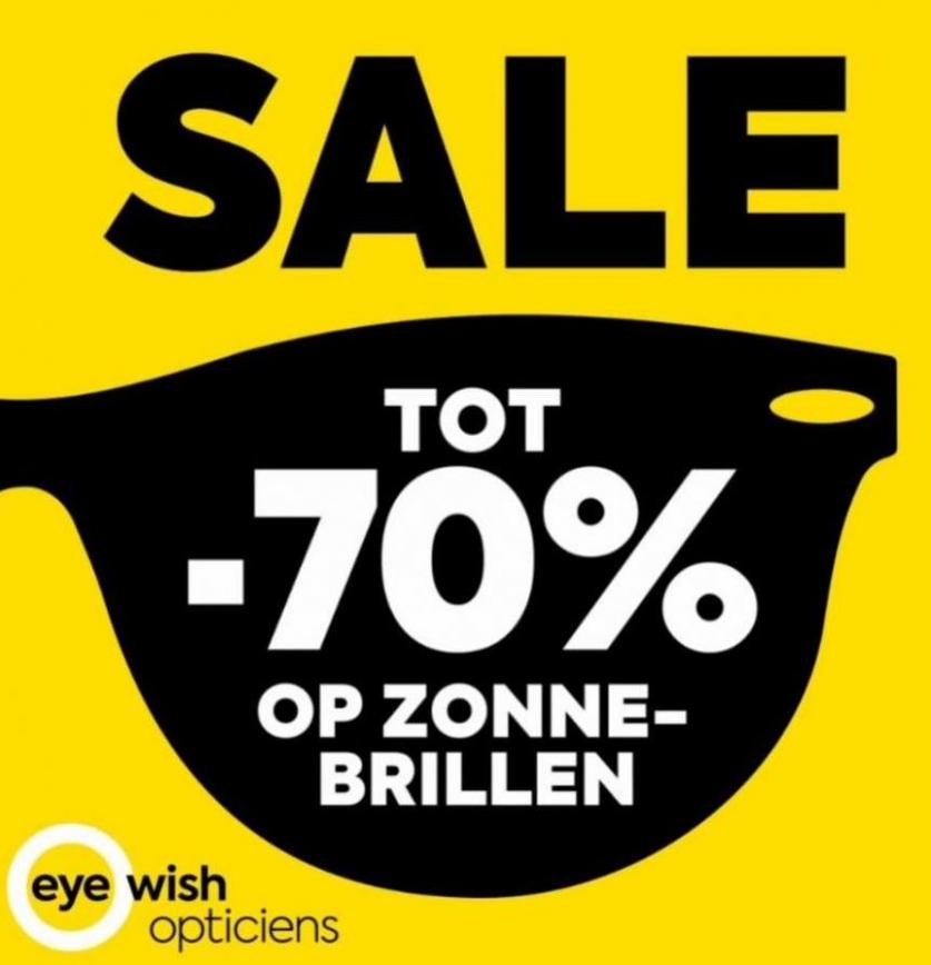 Sale Tot -70% Op Zonnebrillen. Eye Wish Opticiens. Week 34 (2023-09-02-2023-09-02)