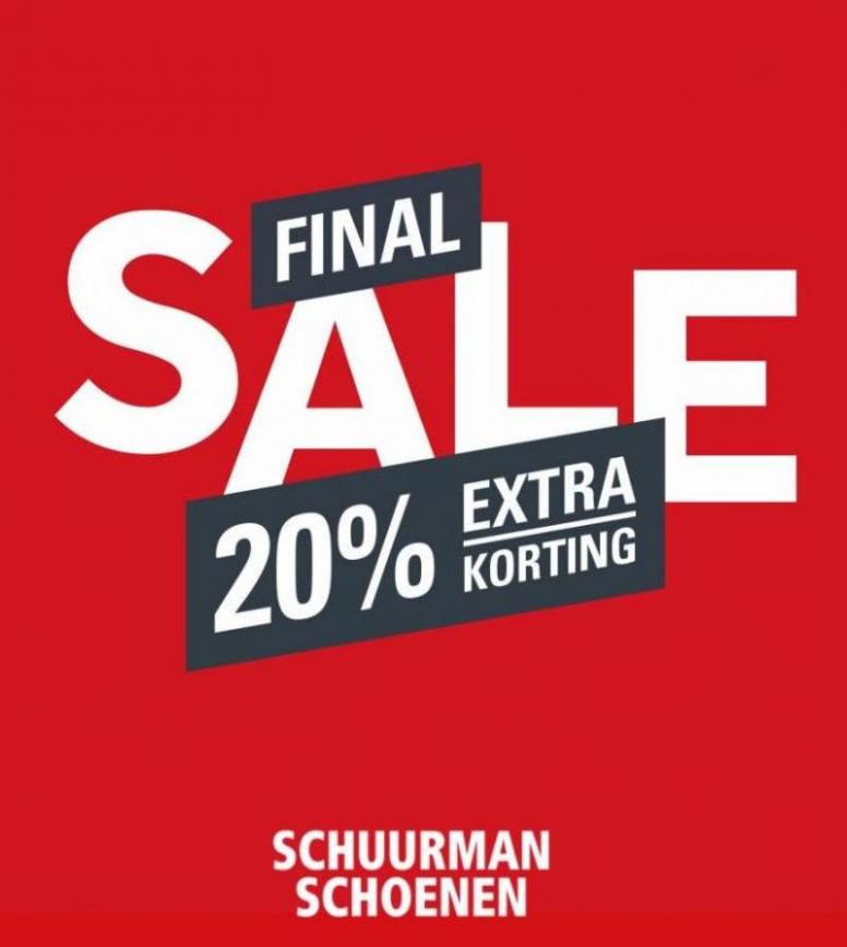 Final Sale 20% Extra Korting. Schuurman Schoenen. Week 32 (2023-08-16-2023-08-16)