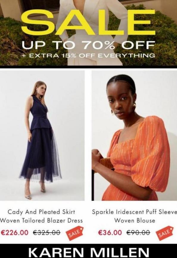 Sale Up to 70% Off + Extra 15% Off*. Page 2