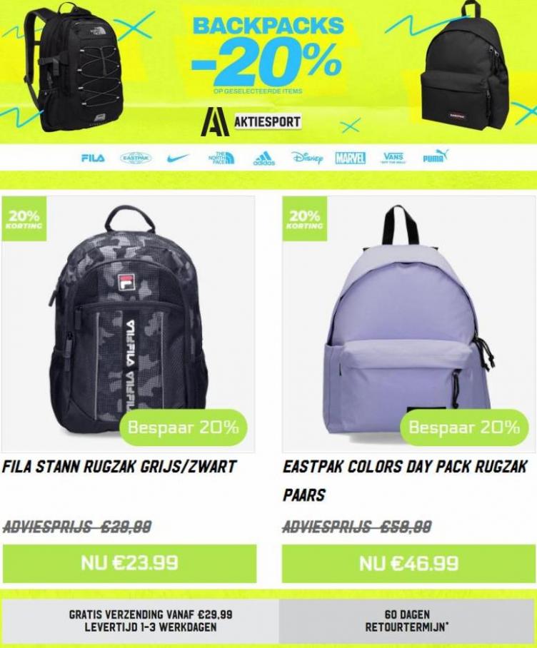 Backpacks -20%*. Page 6