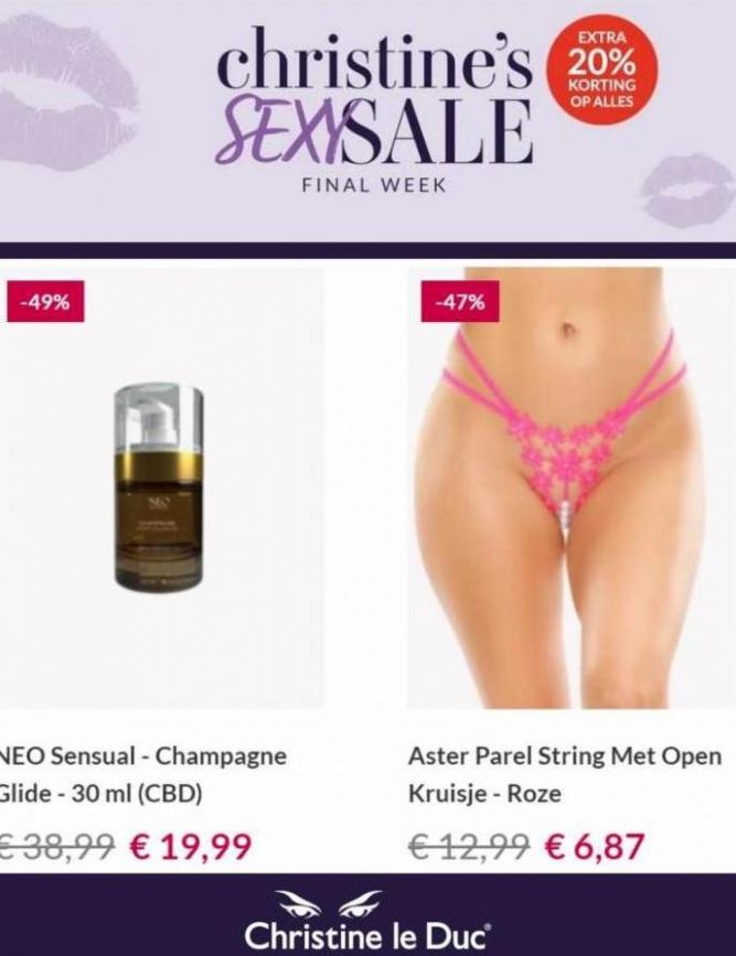 Sexy Sale Extra 20% Korting op Alles. Page 7