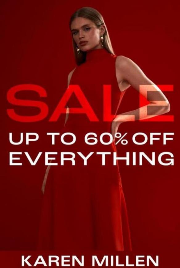 Sale up to 60% Off Everything. Karen Millen. Week 31 (2023-08-11-2023-08-11)
