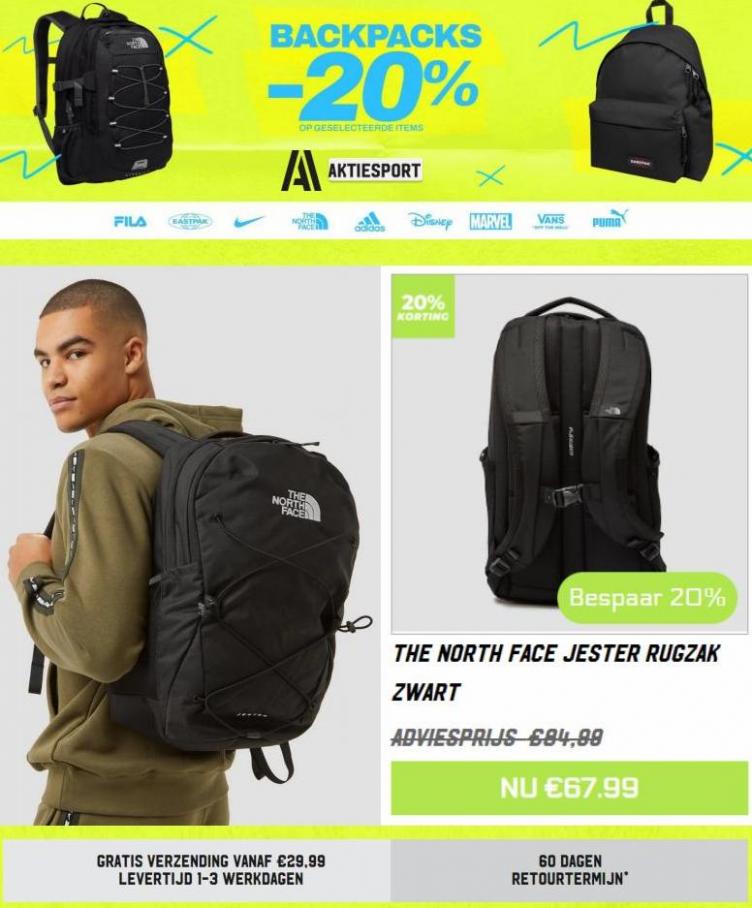 Backpacks -20%*. Page 8