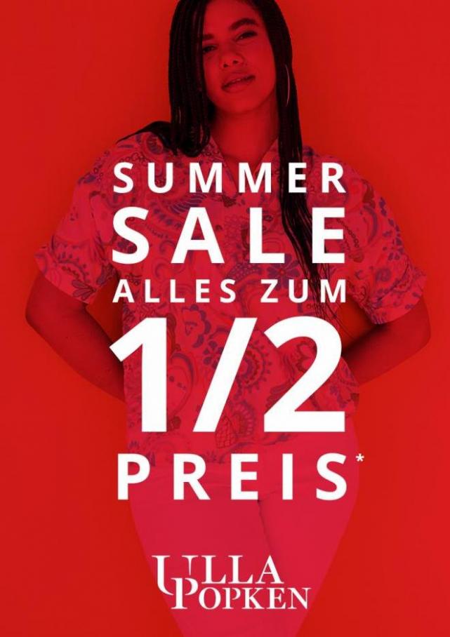Summer Sale Alles Zum 1/2 Preis*. Ulla Popken. Week 33 (2023-08-25-2023-08-25)