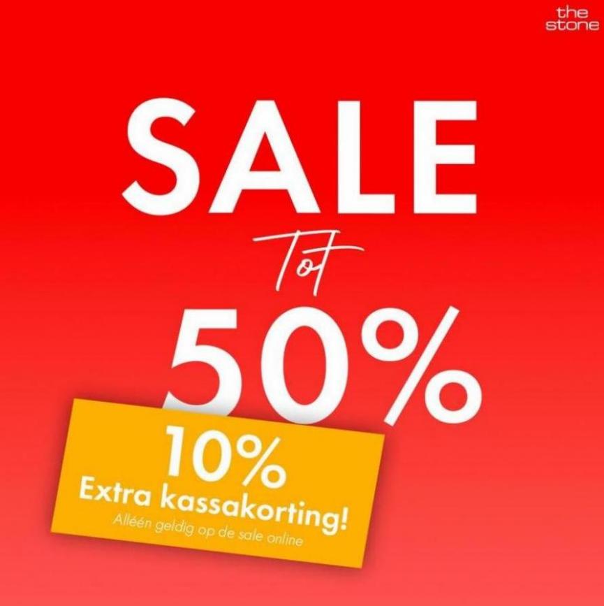 Sale Tot 50% 10% Extra Kassakorting!. The Stone. Week 39 (-)