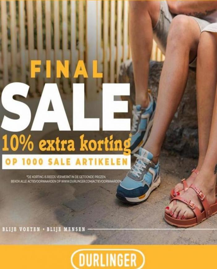 Final Sale 100% Extra Korting*. Durlinger Schoenen. Week 32 (2023-08-17-2023-08-17)