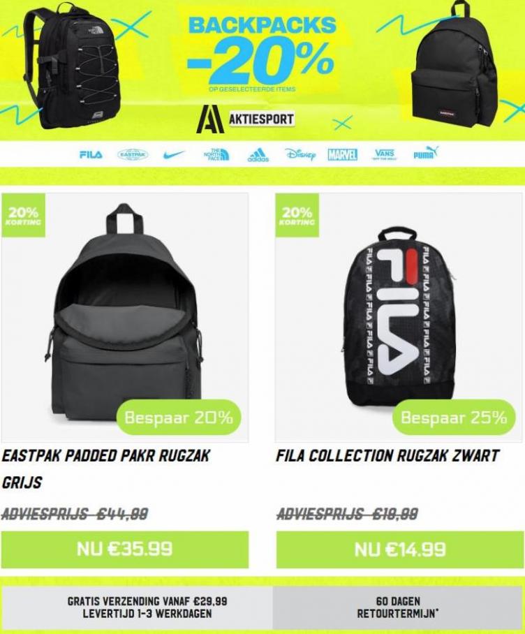 Backpacks -20%*. Page 4