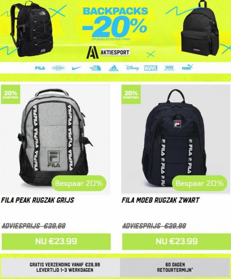 Backpacks -20%*. Page 2