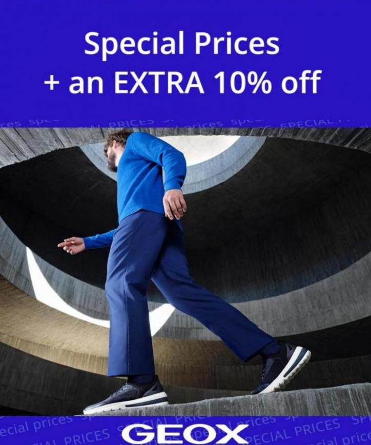 Special Prices + an Extra 10% Off. Geox. Week 32 (2023-08-14-2023-08-14)