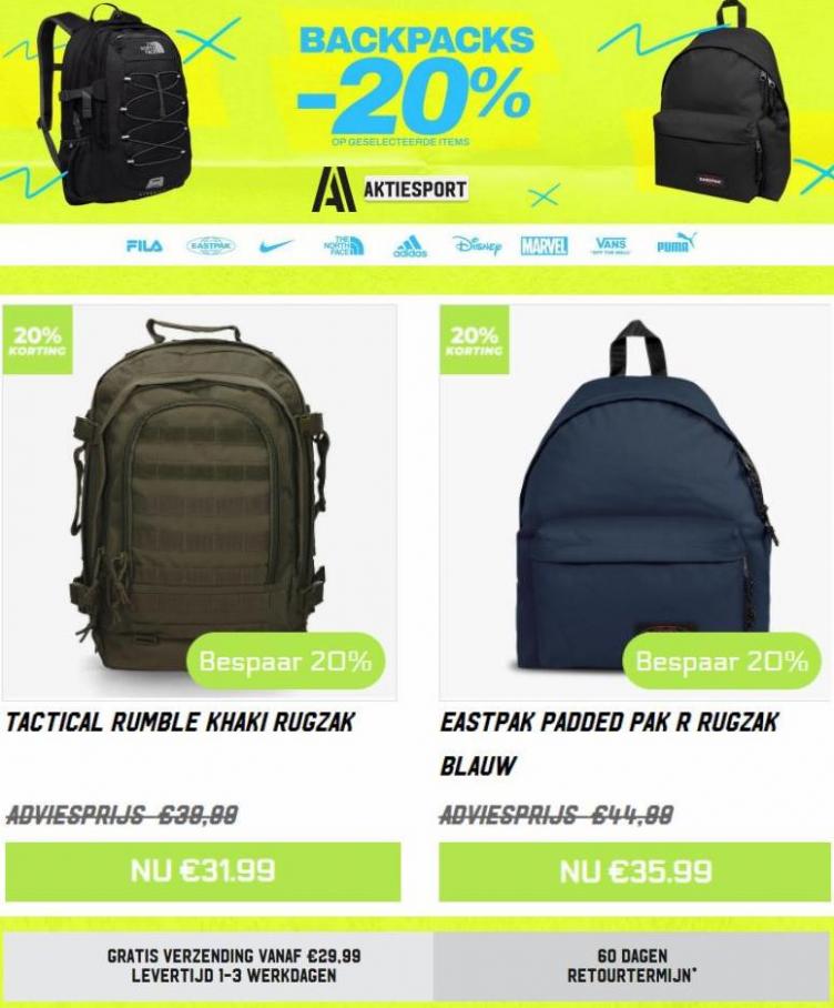 Backpacks -20%*. Page 3