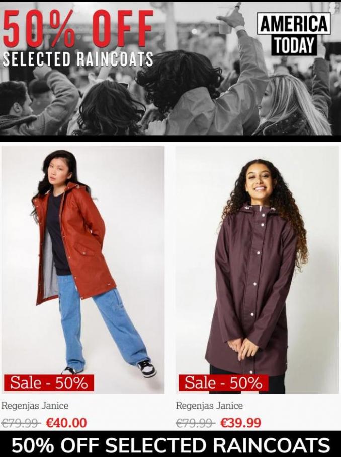 50% Off Selected Raincoats. Page 7