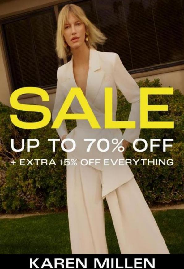 Sale Up to 70% Off + Extra 15% Off. Karen Millen. Week 34 (2023-08-31-2023-08-31)