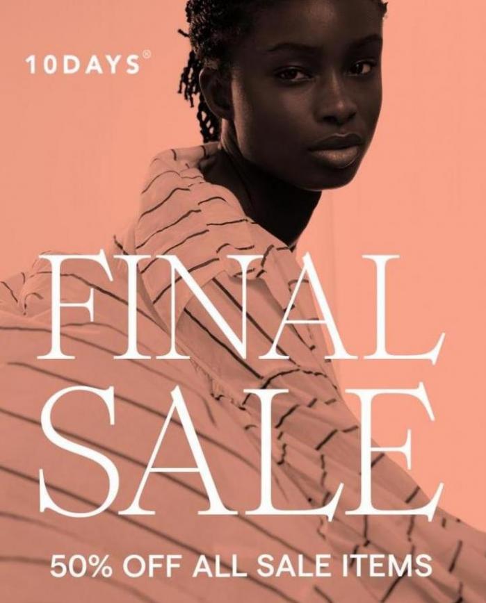 Final Sale 50% Off All Sale Items. 10 Days. Week 33 (2023-08-26-2023-08-26)
