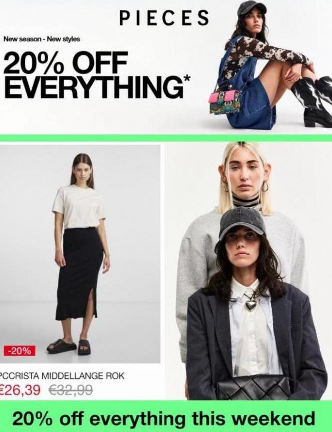 20% Off Everything*. Pieces. Week 32 (2023-08-21-2023-08-21)