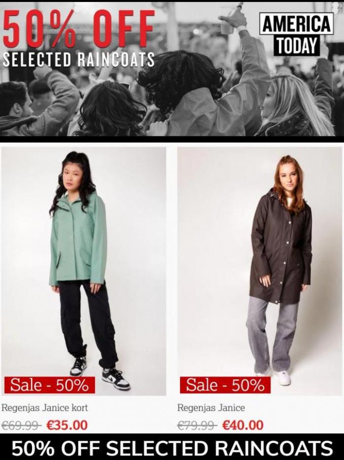 50% Off Selected Raincoats. Page 3
