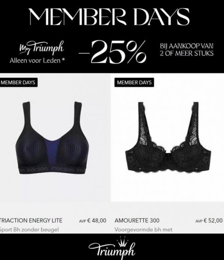 Member Days -25%*. Page 3