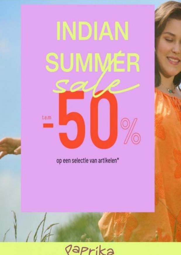 Indian Summer Sale t.e.m. -50%. Paprika. Week 35 (2023-09-10-2023-09-10)