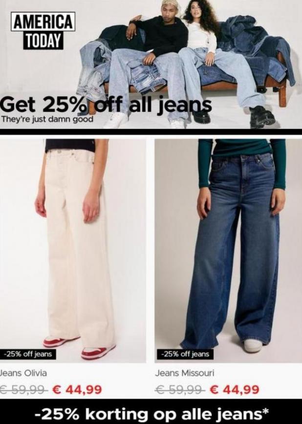 Get 25% of all Jeans*. Page 6
