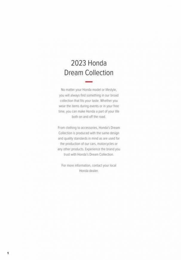 Honda Dream Collection 2023. Page 2
