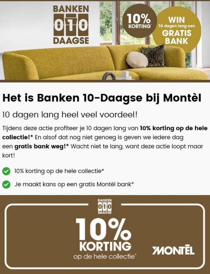 10% Korting Banken 10 Daagsen. Montel. Week 39 (2023-10-03-2023-10-03)