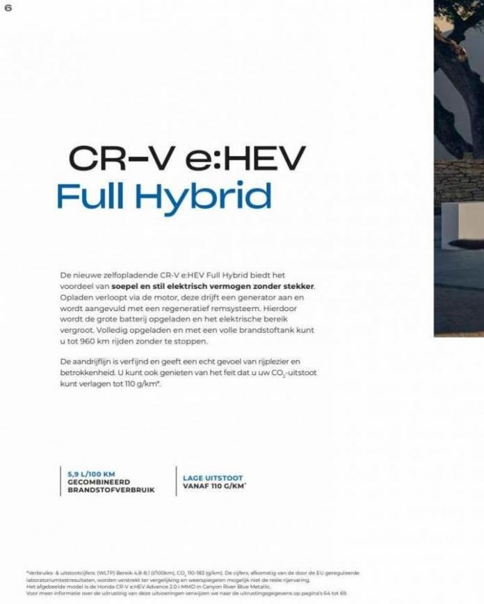 Honda CR-V e:HEV & e:PHEV — Brochure. Page 6