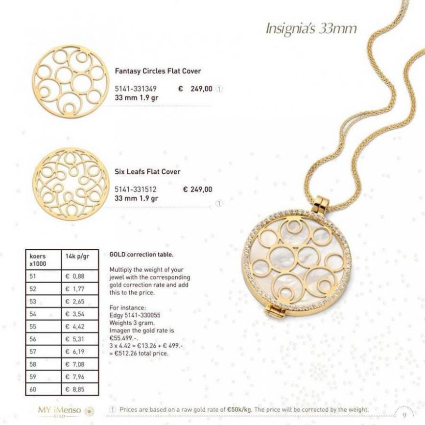 MY iMenso GOLD catalog. Page 9