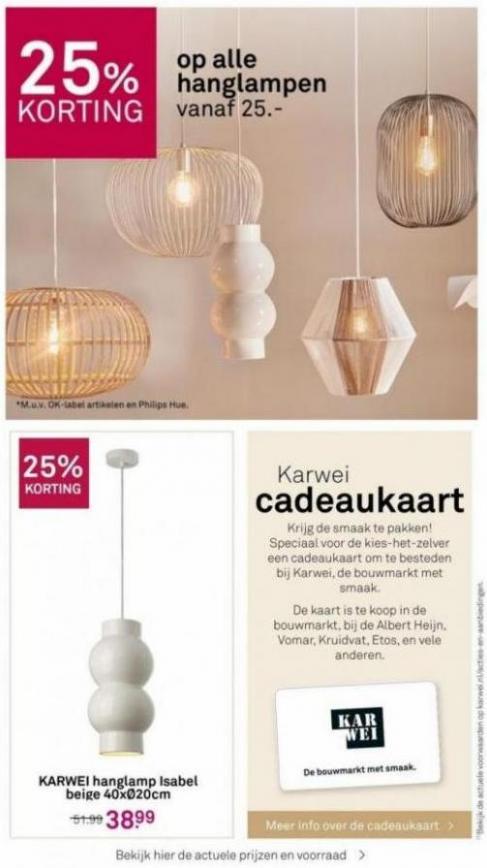 25% Korting op alle verlichting*. Page 34