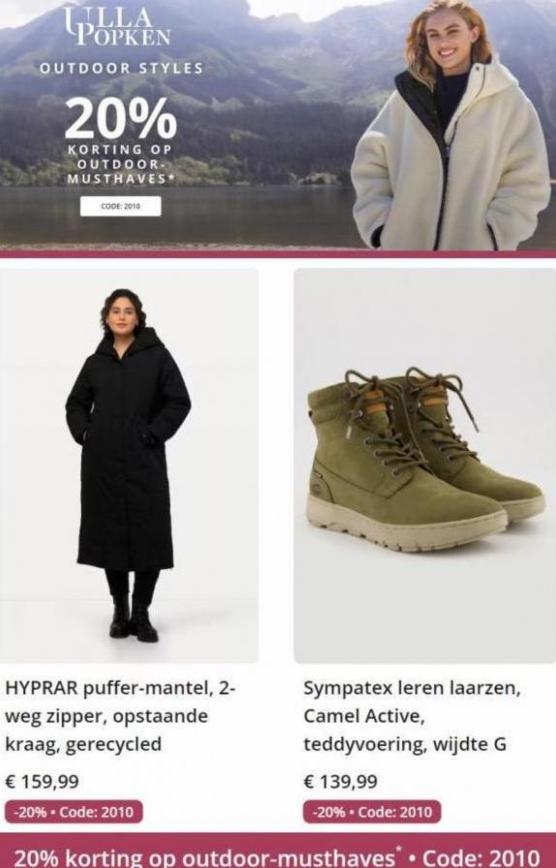 20% Korting op Outdoor- Musthaves. Page 3
