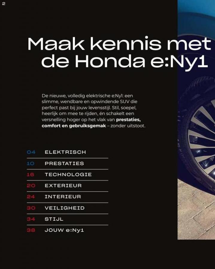 Honda e:Ny1 — Brochure. Page 2