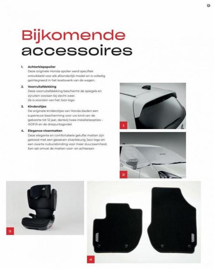 Honda Jazz e:HEV — Brochure Accessoires. Page 11